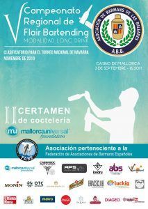 Cartel V Campeonato de Cocteleria Flair Bartending Baleares